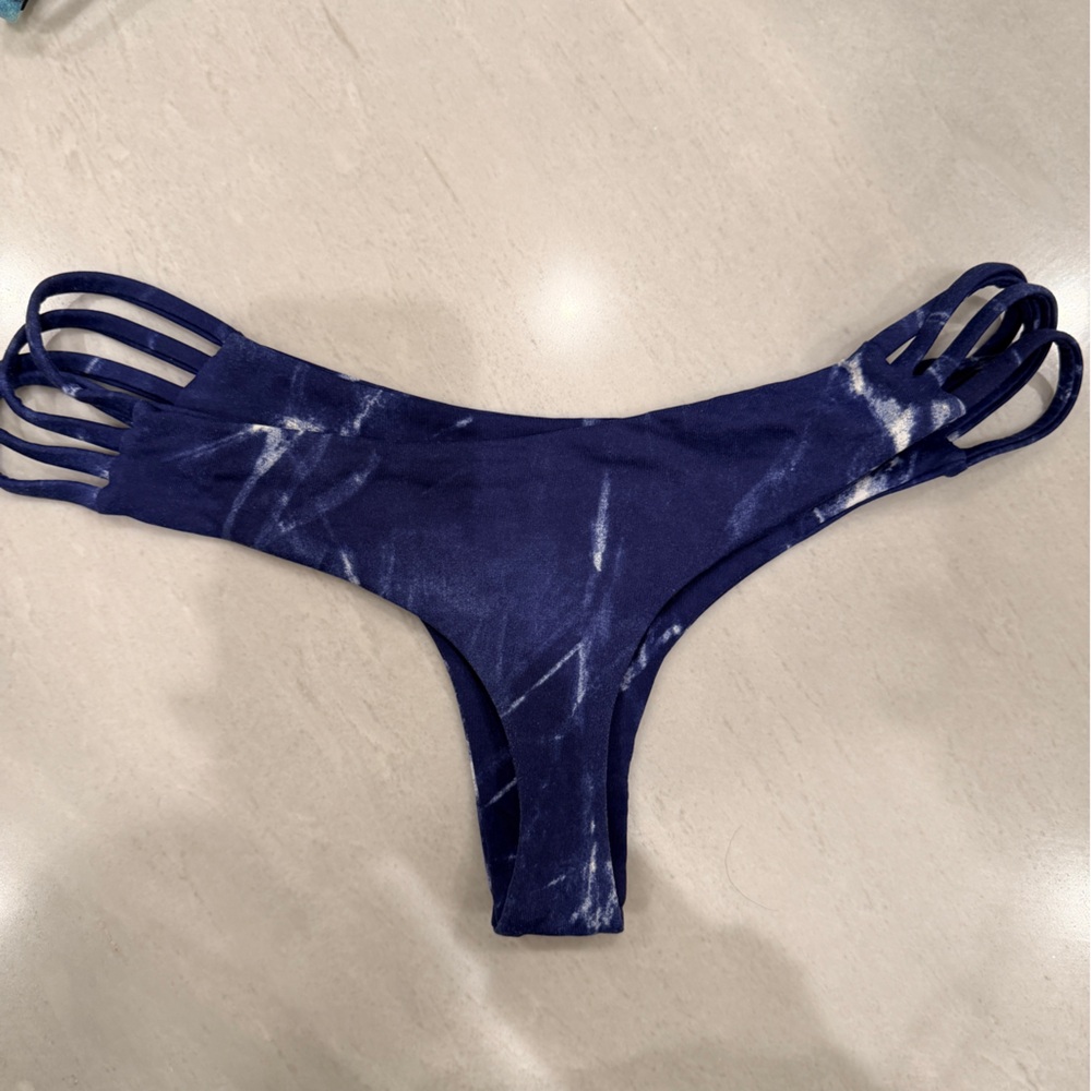 Midori Blue Tie-Dye Bikini Bottom